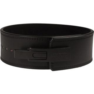 MM Sports Lifting Lever Belt - Løftebælte i læder, sort - M