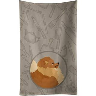 Caroline's Treasures CK2202KTWL Pomeranian i køkkenet køkkenhåndklæde