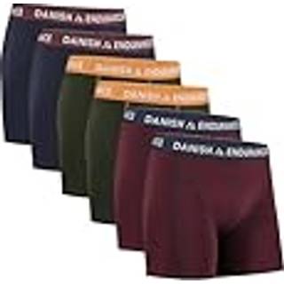 CLASSIC TRUNKS - Navy Blue/Bordeaux stitch | Green/Orange stitch | Bordeaux/Navy Blue stitch / 3XL / 6-Pack