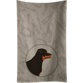 Caroline's Treasures CK2205KTWL Rottweiler i køkkenet køkkenhåndklæde
