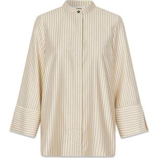 Modström IsabelMD shirt - Summer Sand Pinstripe - XL - Skjorte