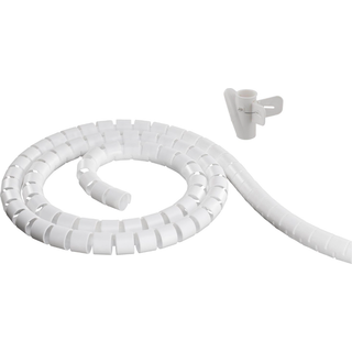 DELTACO Nylon cable gland, Tools included, 5m, white