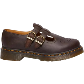 8065 Mary Jane Sko, Dark Brown, 36