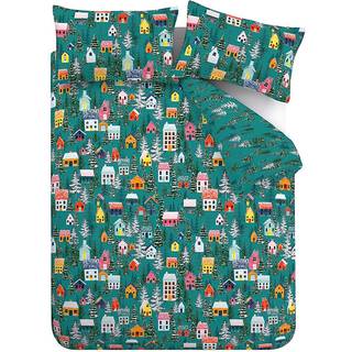 Catherine Lansfield Catherine Lansfield Green Christmas Festive Forest Duvet Cover Set