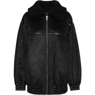 Oversized Bomber Jacket - Black - ROTATE - Sort XS