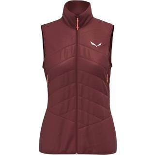Salewa Women's Ortles Hybrid TWR Vest Uldvest Damer størrelse 32 farve rød