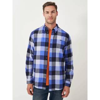 Crew Clothing Crew Clothing Blue Ridgegate Buffalo Check Flannel 100% Cotton Shirt