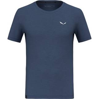 Salewa Eagle Minilogo Alpine Merino T-Shirt Merino-shirt Herrer størrelse 54 farve blue
