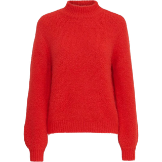 B.YOUNG dame strik BYMILLER - Haute Red Melange - XL
