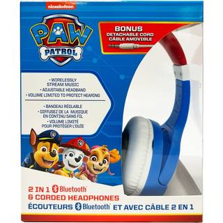Ekids trådløse over-ear høretelefoner - paw patrol (På lager i varehus)