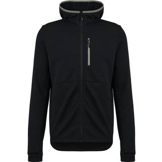 Stoic MerinoGrid285 NorrdalSt. Zip Hoody Fleecejakke Herrer størrelse XL farve sort
