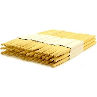 12 par - 7b Wood Tip Natural Maple Drumsticks - Pro 24 Drum Sticks Ny