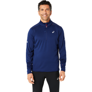 Sweatshirt Asics ROAD WINTER 1/2 ZIP MID LAYER 2011d108-400 Størrelse M