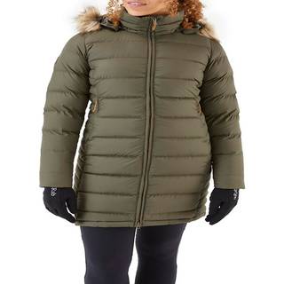 Rab Women's Deep Cover Down Parka Army, L