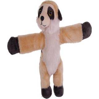 Wild Republic Huggers Meerkat udstoppet dyr 8 tommer Slap Armbånd Plush Toy Fill er spundet genanvendt vandflasker