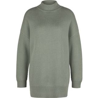 Stoic Women's Heavy MerinoKnit MMXX.Rutvik Turtle Neck Merino sweatere Damer størrelse S farve olivengrøn