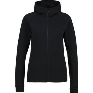 Stoic Women's MerinoGrid285 NorrdalSt. Zip Hoody Fleecejakke Damer størrelse M farve sort