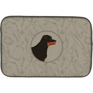 """" Caroline's Treasures CK2205DDM Rottweiler i køkkenvasketørringsmaterne 14x21 multicolor """"