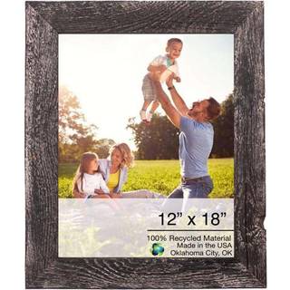 12 x 18 rustik bondgård rustik svart träram