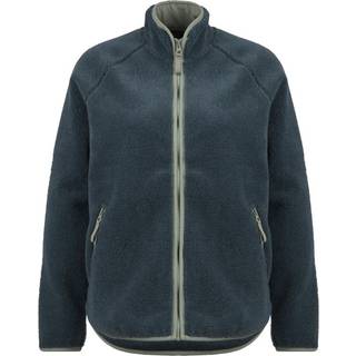 Stoic Women's MerinoHighPile357 VallsboSt. Jacket Fleecejakke Damer størrelse L farve blå