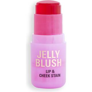 Revolution Jelly Blush Stick Lip and Cheek Stain Strawberry Pink