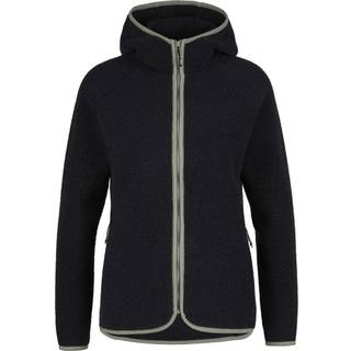Stoic Women's MerinoPile RissnaSt. Zip Hoody Fleecejakke Damer størrelse XL farve sort