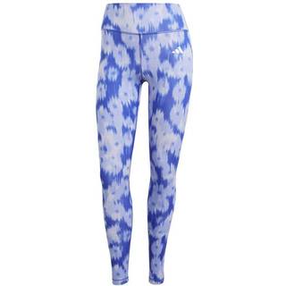 Optime Essentials Allover Print Flower Tie-Dye Leggings - Semi Lucid Blue - M