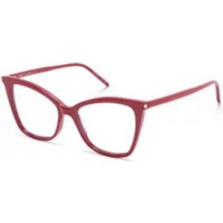 SAINT LAURENT Kvinde SL 386 015 Optiske stel Acetat Rød Transparent Cat Eye