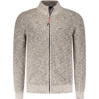 N.Z.A. Herren Cardigan beige unifarben