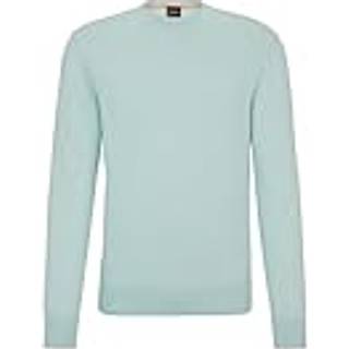 BOSS Orange Herren Pullover grün unifarben