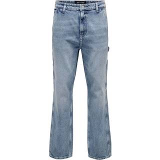 Onsedge Mellemhøj Talje Straight Fit Jeans