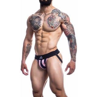 Cut4Men JOCKSTR4P01 Jockstrap Pink Stripes L