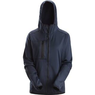 Snickers 8057 allroundwork hættetrøje til damer med lang lynlås navy XS