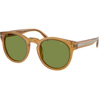 Ralph Lauren Mand RL8229U 52754E Solbriller Acetat Skildpadde Grøn Pantos Normal