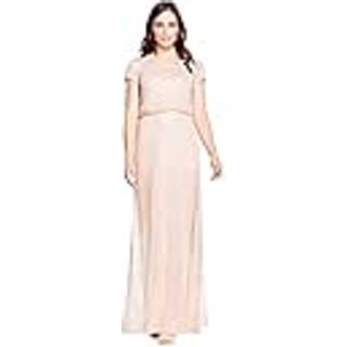 Adrianna Papell Adrianna Papell Blouson Beaded Dress - 10
