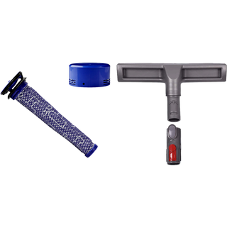 Dyson V7/V8 HEPA Filter & Pre-Filter pakke med 35mm Adapter & Dyson V6/V7/V8/V10/V11/V15/V15s Parketmundstykke