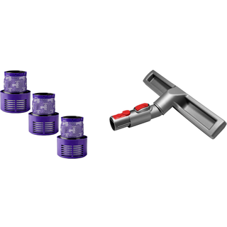 Dyson V10 HEPA Filter 3 stk & V6 / V7 / V8 / V10 / V11 / V15 / V15s Parketmundstykke