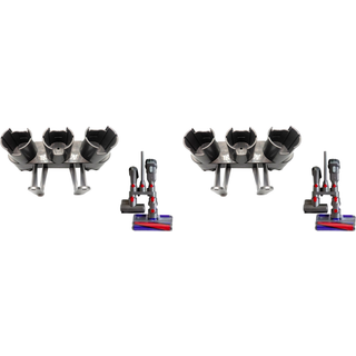 Dyson V7, V8, V10, V11, V15, V15s  & Big Ball Mundstykkeholder Væghængt - 2 Stk
