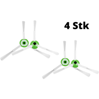 Sidebørster til iRobot Roomba i7, i7+, E5, E6, Combo i8, i8+ - 4 stk