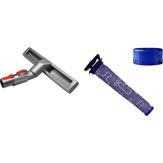 Dyson V6 / V7 / V8 / V10 / V11 / V15 / V15s Parketmundstykke & V7 / V8 HEPA Filter og Pre-Filter pakke