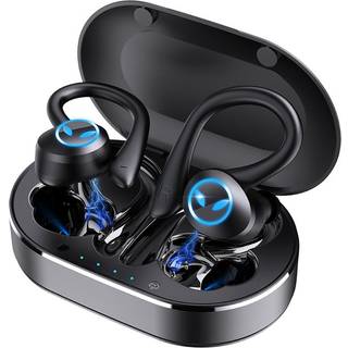 Bluetooth Earbuds Trådløse TWS Q25 med Ørekrog In-Ear