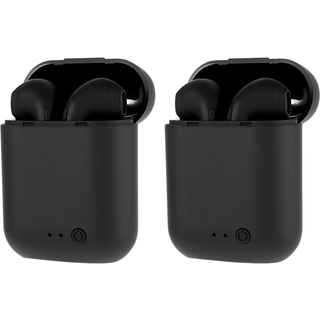 Trådløse Høretelefoner I7Mini Sort - 2x Pack