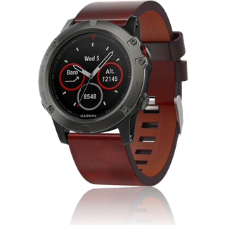 Garmin Fenix 7X/7X Pro/7X Solar Læderrem - PU