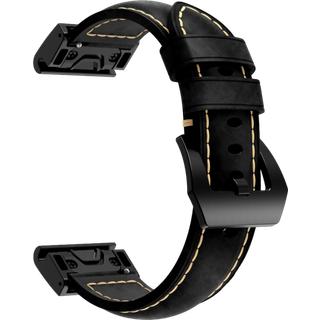 Garmin Fenix 5/5 Plus/6/6 Pro/Chronos Læderrem
