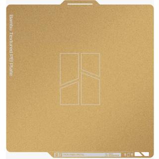 Bambu Lab - Textured PEI Plate (Gold) - A1/ X1 Series/P1 Series - 258x258mm