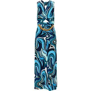 Rebecca Vallance Mira printed cutout midi dress - multicoloured - L