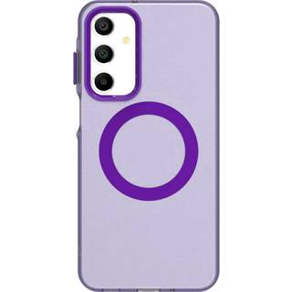 EIDERWOOD Samsung Galaxy A16 (4G/5G) Hybrid Plast Mobil Cover - MagSafe Kompatibel - Gennemsigtig / Lilla
