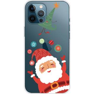 EIDERWOOD iPhone 16 Pro Max Fleksibelt Plast Bagside Julecover - Merry Christmas - Julemanden