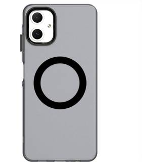 EIDERWOOD Samsung Galaxy A06 Hybrid Plast Mobil Cover - MagSafe Kompatibel - Gennemsigtig / Sort
