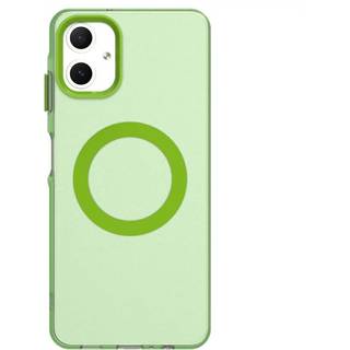 EIDERWOOD Samsung Galaxy A06 Hybrid Plast Mobil Cover - MagSafe Kompatibel - Gennemsigtig / Grøn